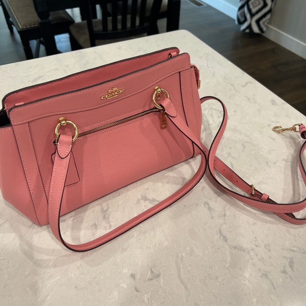 Pink coach purse
